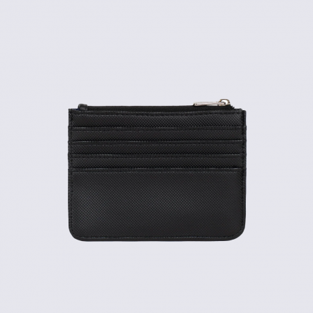 Porte-cartes HEXAGONA, Porte-cartes compact et élégant femme en synthétique noir