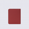 Portefeuille Hexagona, Portefeuille compact sécurisé mixte en synthétique rouge foncé