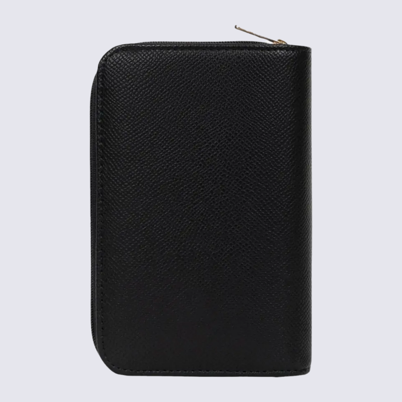 Portefeuille Hexagona, Portefeuille compact élégant femme en synthétique noir