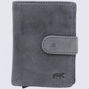 Portefeuille Bear, Portefeuille chic compact femme en cuir jeans