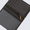 Portefeuille Soft Hexagona, Portefeuille compact Homme en cuir marron