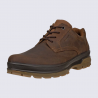 Chaussures ECCO, chaussures à lacets outdoor homme en cuir nubuck café