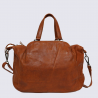 Sac bear, sac à main et bandoulière femme en cuir cognac
