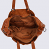Sac bear, sac à main et bandoulière femme en cuir cognac