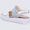 Sandales Waldlaufer, sandales confortables et cool femme en cuir menthe