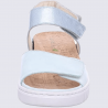 Sandales Waldlaufer, sandales confortables et cool femme en cuir menthe