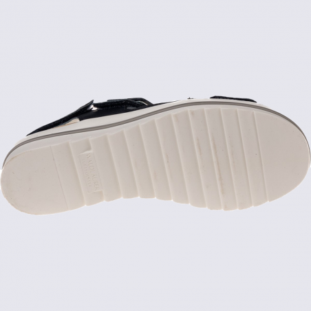 Sandales Waldlaufer, sandales tendances à boucle femme en cuir marine