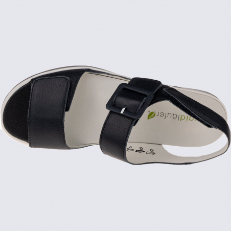 Sandales Waldlaufer, sandales tendances à boucle femme en cuir marine