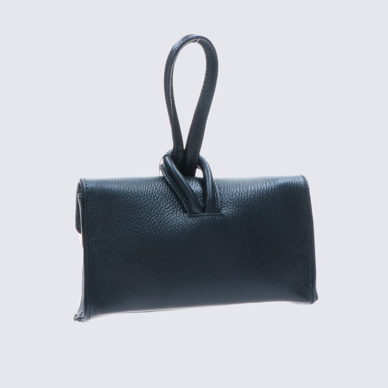 Mini sac Charlotte, sac bandoulière moderne femme en cuir noir