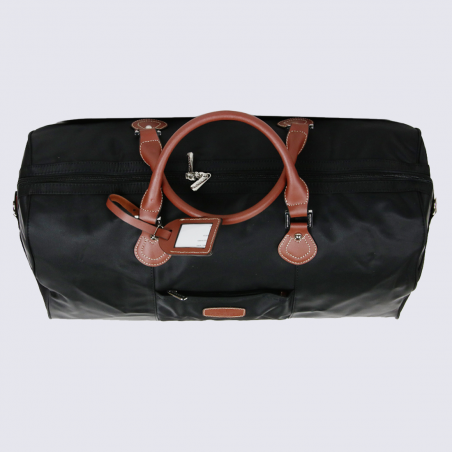 Sac de voyage Hexagona, Sac de voyage format cabine mixte en nylon noir