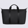 Sac de voyage Hexagona, Sac de voyage grand format mixte en matière synthétique noire