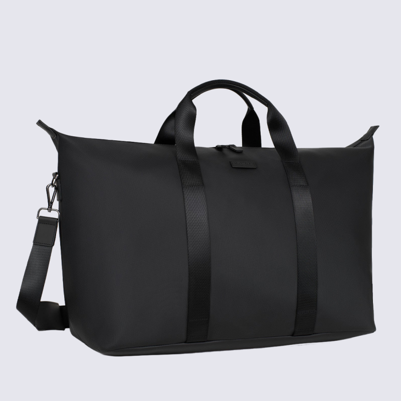 Sac de voyage Hexagona, Sac de voyage grand format mixte en matière synthétique noire