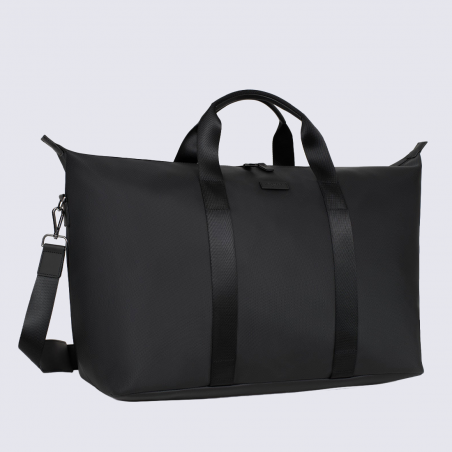 Sac de voyage Hexagona, Sac de voyage grand format mixte en matière synthétique noire