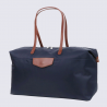 Sac de voyage Hexagona, Sac de voyage format 65 cm unisexe en nylon bleu marine