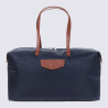 Sac de voyage Hexagona, Sac de voyage format 65 cm unisexe en nylon bleu marine