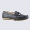 Mocassins Ara, mocassins élégants et confortables femme en cuir bleu