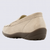 Mocassins Waldlaufer, mocassins modernes et confortables pour femme en cuir calli beige