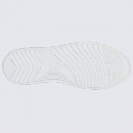 Baskets Ara, baskets Monaco femme en cuir blanc et abricot