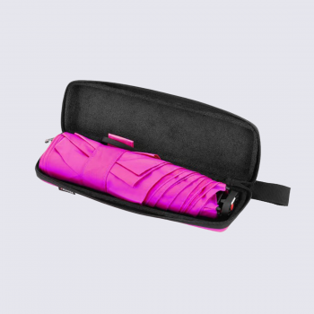 Parapluie X4U Knirps, Parapluie compact ultra-léger mixte en polyester rose fuchsia