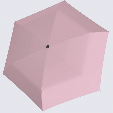 Parapluie US 050 Knirps, Parapluie slim ultra-léger mixte en polyester rose Heat Shield