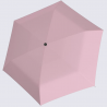 Parapluie US 050 Knirps, Parapluie slim ultra-léger mixte en polyester rose Heat Shield