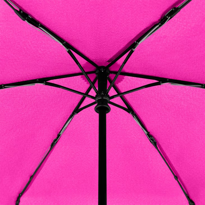 Parapluie U.200 Knirps, Parapluie pliant automatique ultra-léger mixte en polyester rose vif