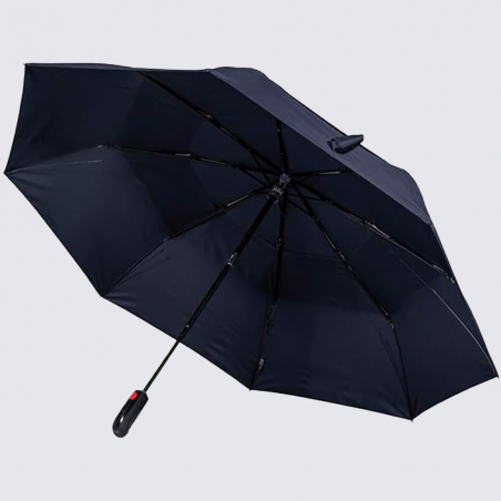 Parapluie Knirps Fiber Xtreme Duomatic XXL, parapluie de poche automatique mixte en polyester bleu marine