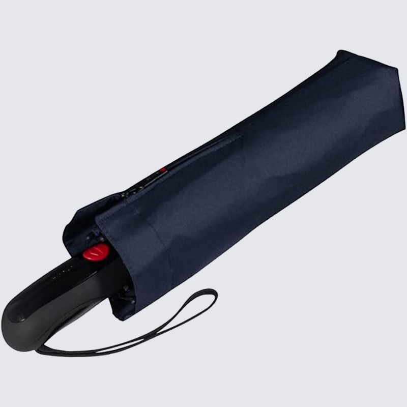 Parapluie Knirps Fiber Xtreme Duomatic XXL, parapluie de poche automatique mixte en polyester bleu marine