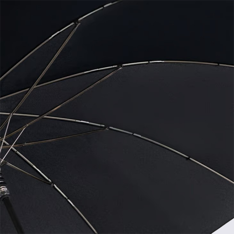 Parapluie long automatique T.771 Knirps, Parapluie format oversize mixte en polyester bleu marine