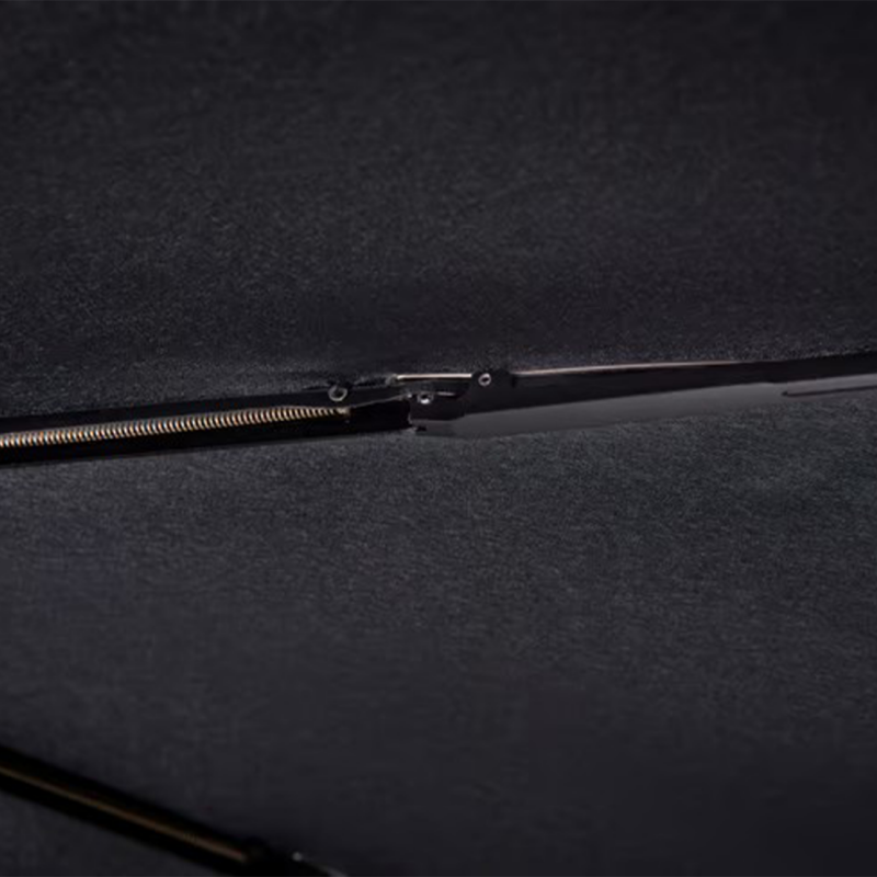 Parapluie pliant Duomatic T.260 Knirps, Parapluie compact mixte en polyester noir