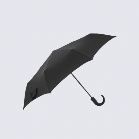 Parapluie pliant Duomatic T.260 Knirps, Parapluie compact mixte en polyester noir
