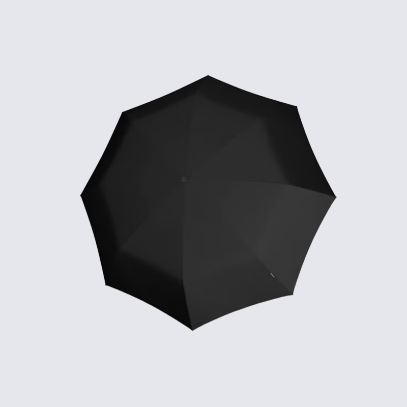 Parapluie pliant Duomatic T.260 Knirps, Parapluie compact mixte en polyester noir