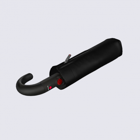 Parapluie pliant Duomatic T.260 Knirps, Parapluie compact mixte en polyester noir