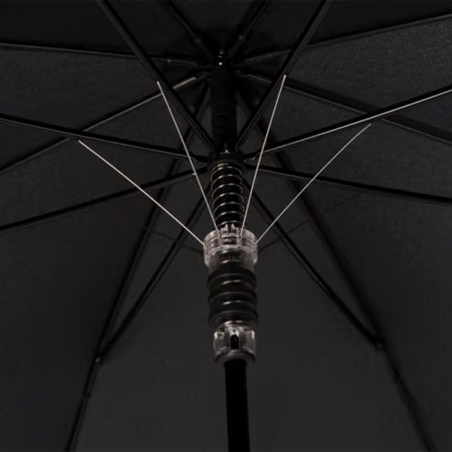 Parapluie pliant Duomatic T.760 Knirps, Parapluie compact mixte en polyester noir