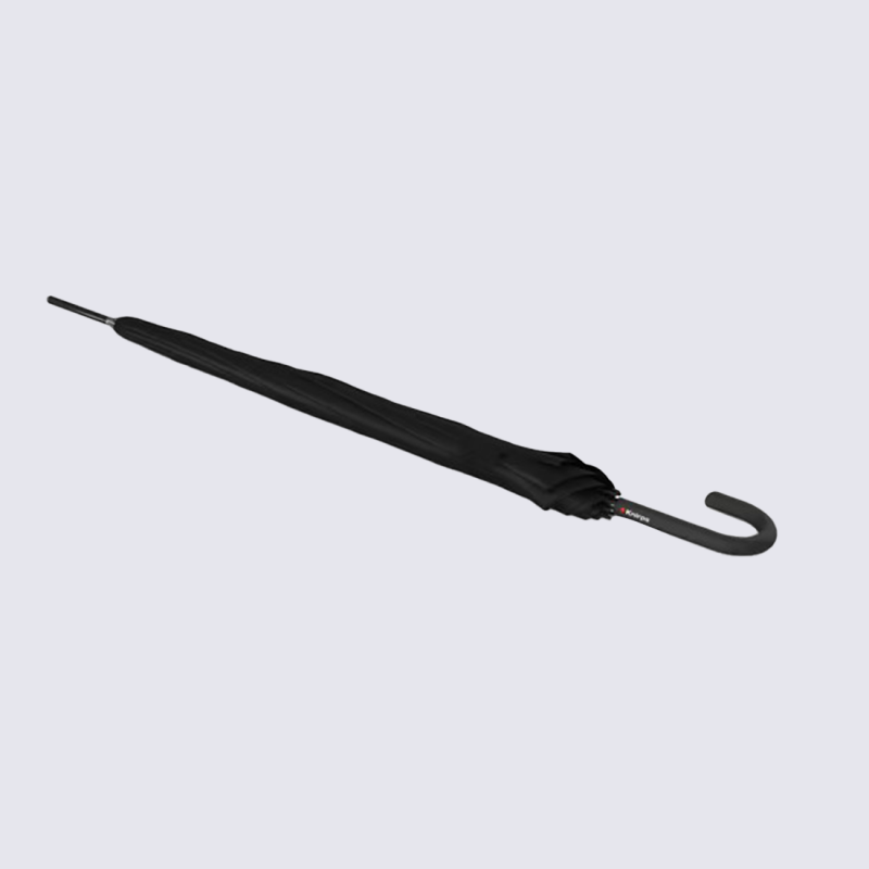 Parapluie pliant Duomatic T.760 Knirps, Parapluie compact mixte en polyester noir