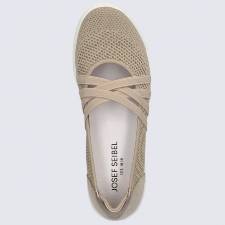 Ballerines Josef, Ballerines chic et confort femme en cuir et textile céramique