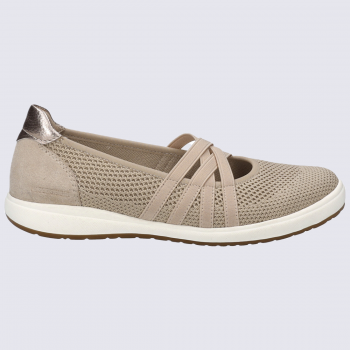 Ballerines Josef, Ballerines chic et confort femme en cuir et textile céramique