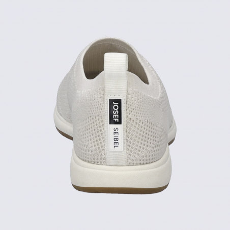Chaussures Josef Seibel, Chaussures basses femme en textile blanc