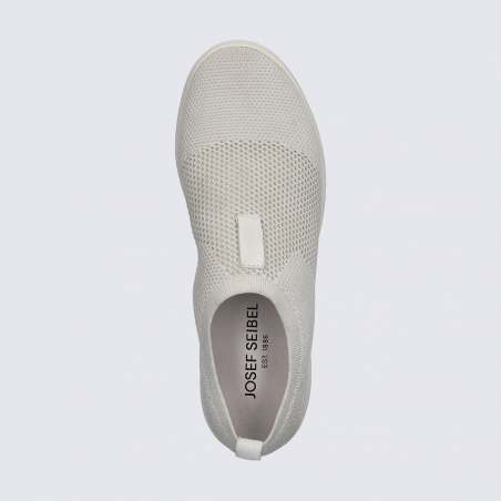 Chaussures Josef Seibel, Chaussures basses femme en textile blanc