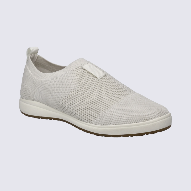 Chaussures Josef Seibel, Chaussures basses femme en textile blanc