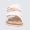 Mules Rohde, mules confortables à velcro femme en couleur ivoire