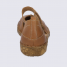 Sandales Josef Seibel, sandales à bouts fermés femme en cuir cognac