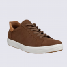 Baskets ECCO, Baskets respirante et chic slip-on homme en cuir cacao