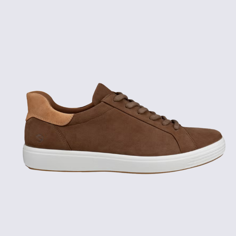 Baskets ECCO, Baskets respirante et chic slip-on homme en cuir cacao