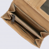 Portefeuille Bear, portefeuilles à rabat femme en cuir baltic beige