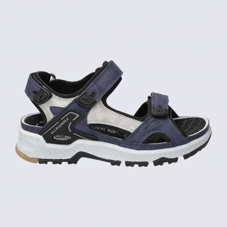 Sandales Allrounder, sandales à velcro sportives femme textile caban alliage