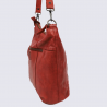 Sac porté épaule Bear, sac porté épaule Ava femme en cuir rouge