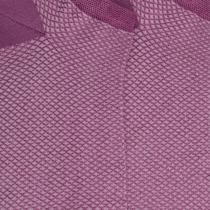 Chaussettes Doré Doré, socquettes petits losanges femme en coton grappe rose