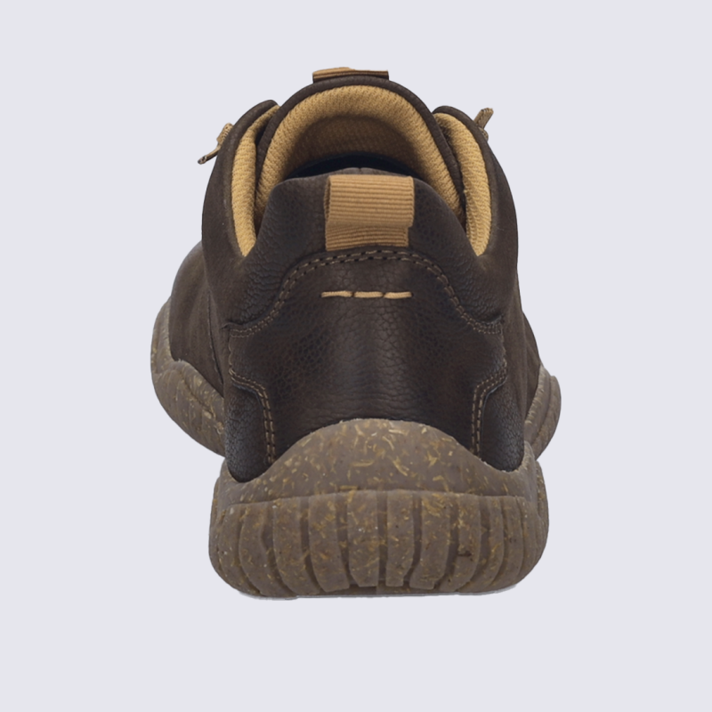 Sneaker Wallace 04, Sneaker confort homme en cuir brun Brasil