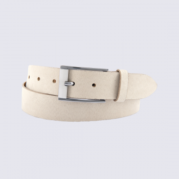 Ceinture Bernd Götz, ceinture tendance femme en cuir sable